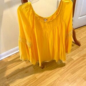 Vibrant Yellow Women's Blouse